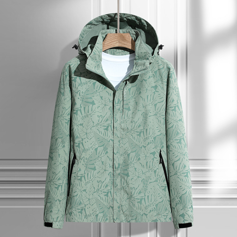 Women's Windbreaker – Relaxed Fit – Lightweight – Hood – Zipper Pockets