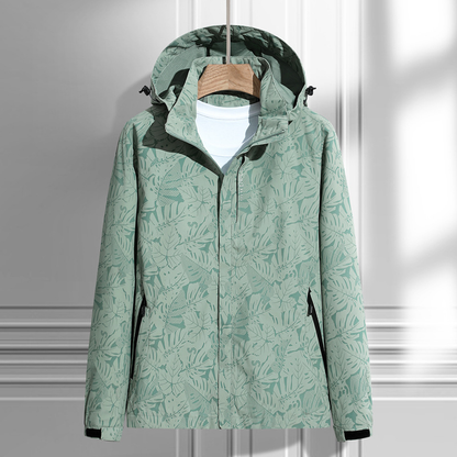 Women's Windbreaker – Relaxed Fit – Lightweight – Hood – Zipper Pockets