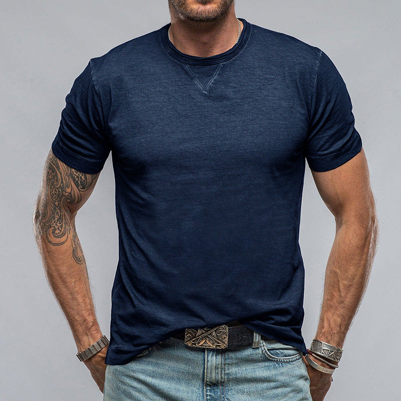 Men's T-shirt – Relaxed fit – Cotton blend – Short sleeve – Everyday use