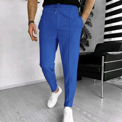 Men's Pants – Slim Fit – Elastic Waist with Drawstring – Breathable Stretch Fabric – With Pockets