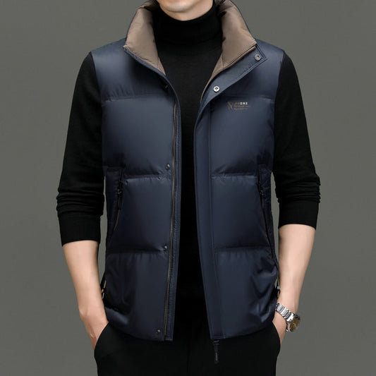 Men's Down Vest – Water-Repellent – Regular Fit – Lightly Padded Outerwear