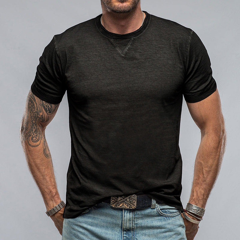 Men's T-shirt – Relaxed fit – Cotton blend – Short sleeve – Everyday use