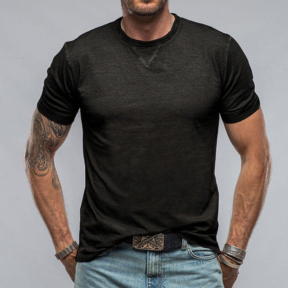 Men's T-shirt – Relaxed fit – Cotton blend – Short sleeve – Everyday use