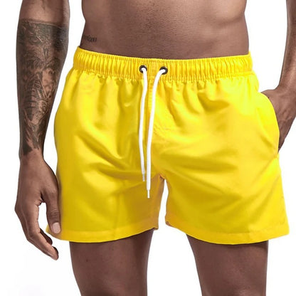 Men's Shorts Swim Shorts – Relaxed Fit – Quick-Drying – Mid-Thigh Length – Drawstring