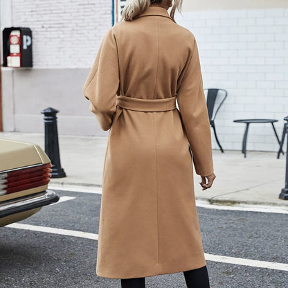 Women's Coat – Wool – Mid-Length – Double-Breasted – Relaxed Fit