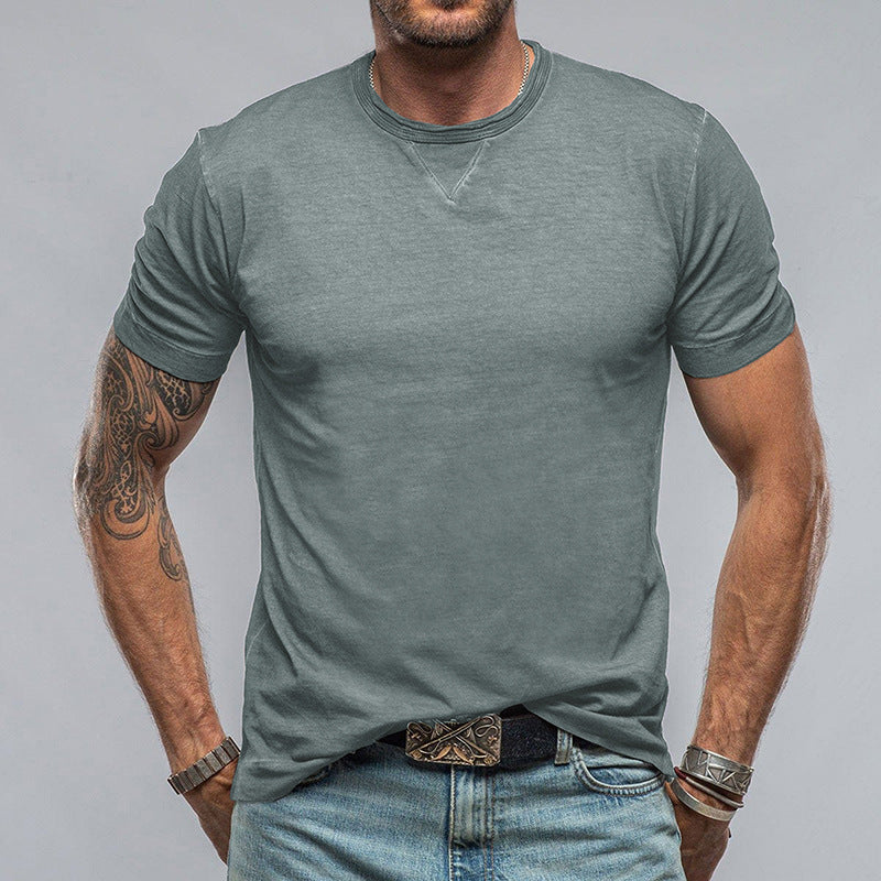 Men's T-shirt – Relaxed fit – Cotton blend – Short sleeve – Everyday use