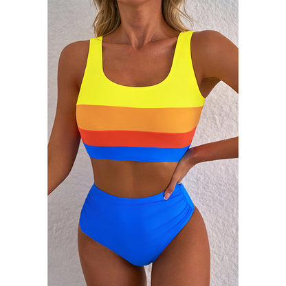 Women's Bikini Set – Sporty Fit – High Waist – Breathable Quick-Drying Fabric