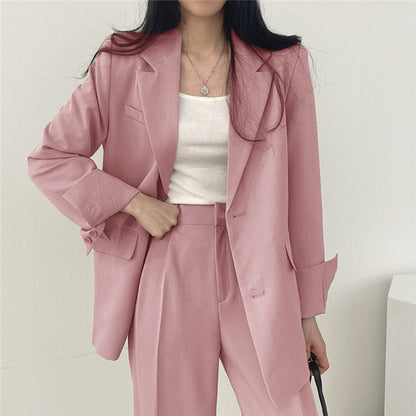 Women's Blazer – Tailored Fit – Single-Breasted – Notch Lapel – Hip-Length