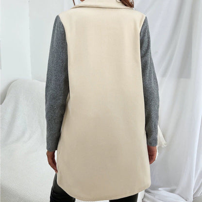 Women's Windbreaker – Structured Fit – Single-Breasted – Contrast Design