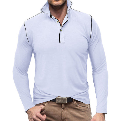 Men's Pique Sweater – Slim Fit – Soft Cotton Feel – Long-Sleeved Stylish Fit