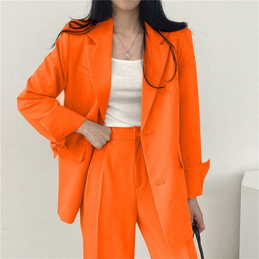 Women's Blazer – Tailored Fit – Single-Breasted – Notch Lapel – Hip-Length