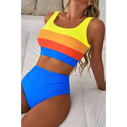 Women's Bikini Set – Sporty Fit – High Waist – Breathable Quick-Drying Fabric