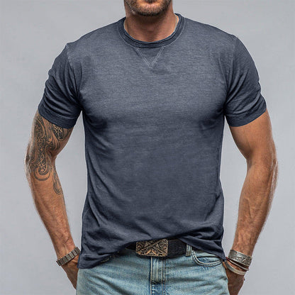 Men's T-shirt – Relaxed fit – Cotton blend – Short sleeve – Everyday use