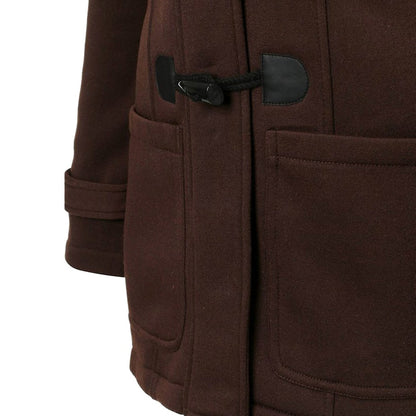 Women's Duffle Coat - Wool Blend - Hood - Toggle Closure - Insulating