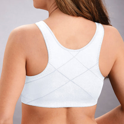 Women's Bra without Underwire – Full Support – Breathable Comfort – Front Closure – Soft Fit