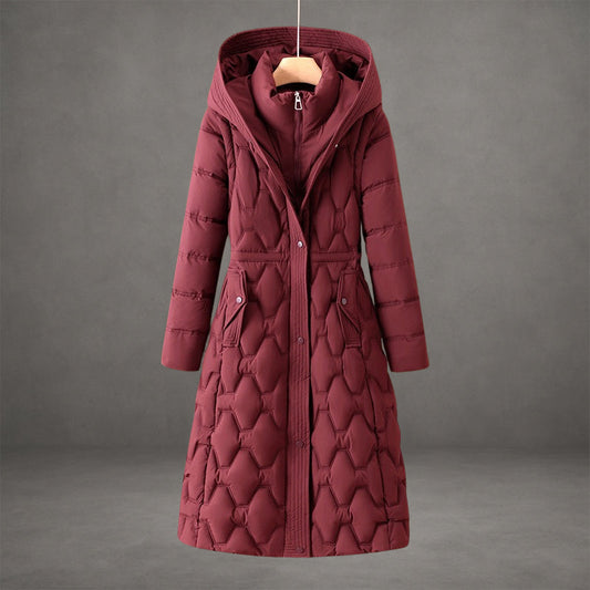 Elizabeth Longline Hooded Down Coat | Puffer Coat