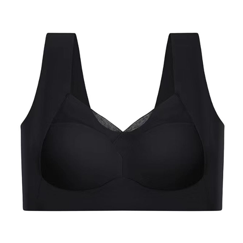 Women's Bra – Seamless Fit – Breathable Material – Full Support with Underwire Effect