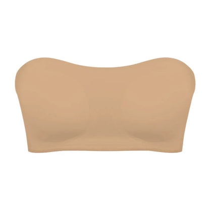 Women's Bra Strapless – Push-up Fit – Seamless – Soft Breathable Blend – Anti-slip