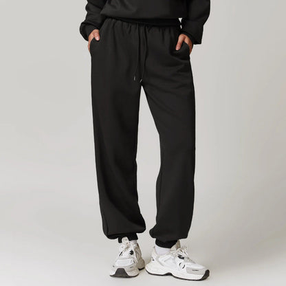 Phoebe Fleece Relaxed Fit Joggers | Side Pockets Joggers