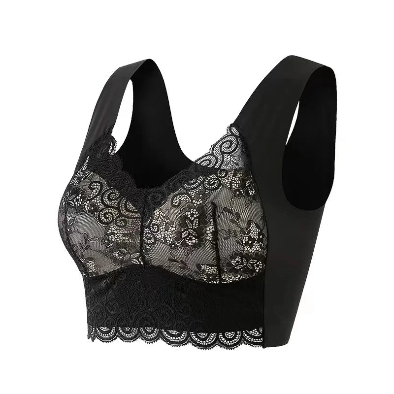 Women's Bra – Seamless Fit – Lace – Wireless Support – Full Coverage and Lift