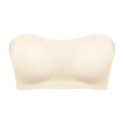 Women's Bra Strapless – Push-up Fit – Seamless – Soft Breathable Blend – Anti-slip