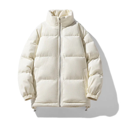 Alexander Relaxed Fit Puffer Jacket | Corduroy Puffer Jacket