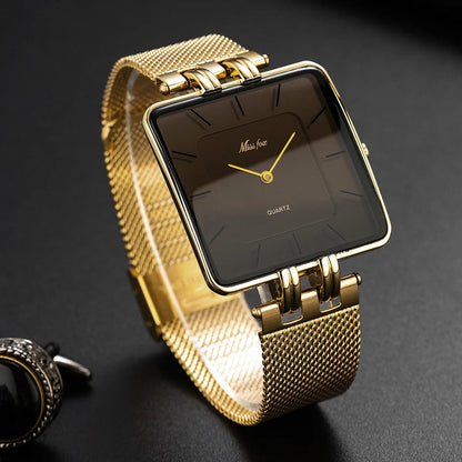 Alice Bracelet Watch | Square Face, Mesh Band Watch