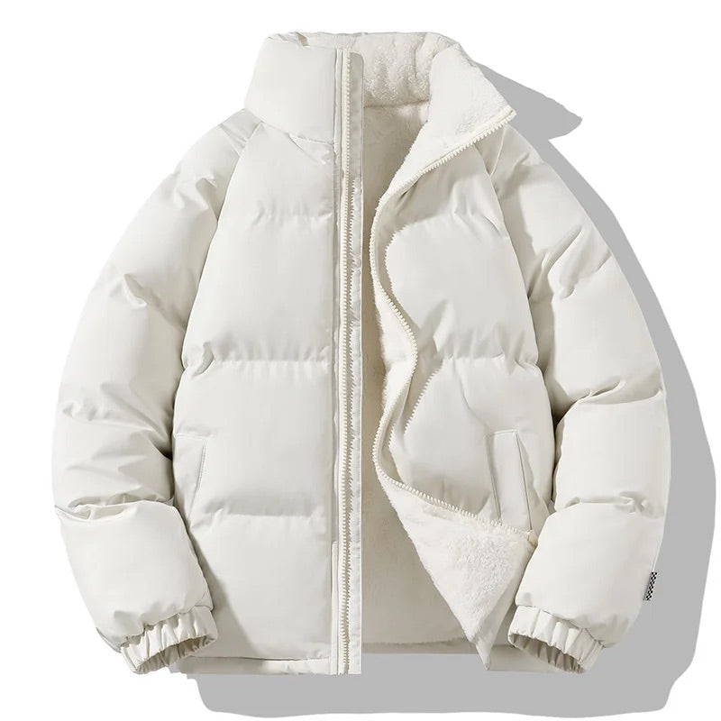 Lucas Relaxed Fit Puffer Jacket | Fleece Lined Puffer Jacket