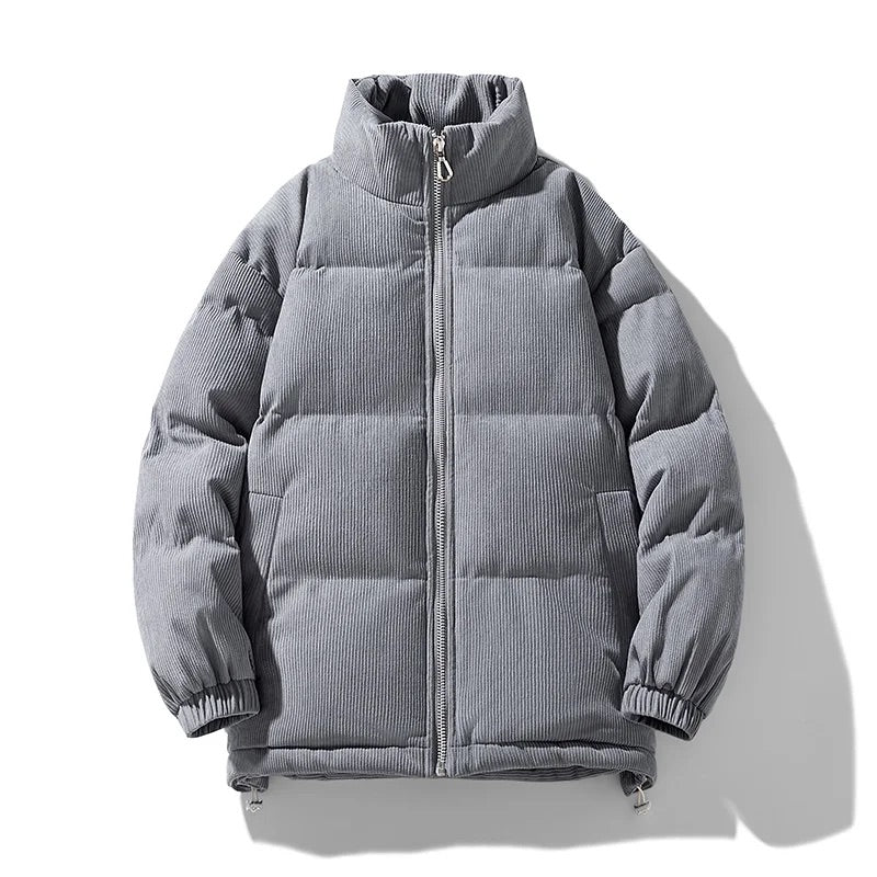 Alexander Relaxed Fit Puffer Jacket | Corduroy Puffer Jacket