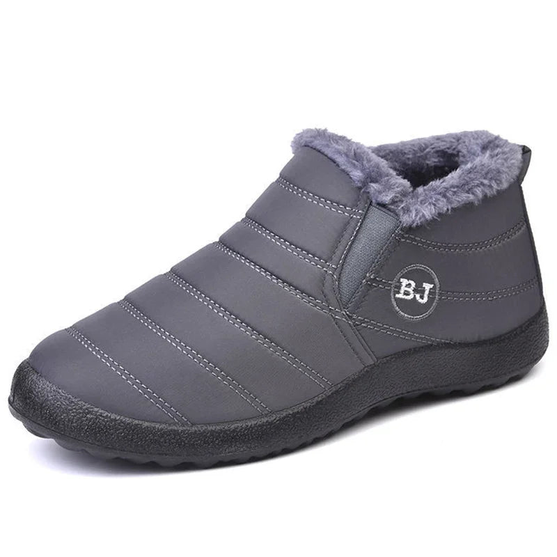 Ankle boots – water-repellent quilted – slip-on – warm lined interior