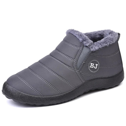 Ankle boots – water-repellent quilted – slip-on – warm lined interior