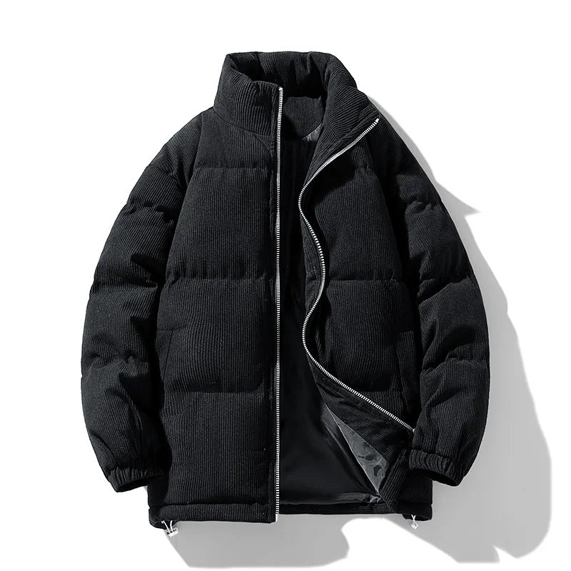 Alexander Relaxed Fit Puffer Jacket | Corduroy Puffer Jacket