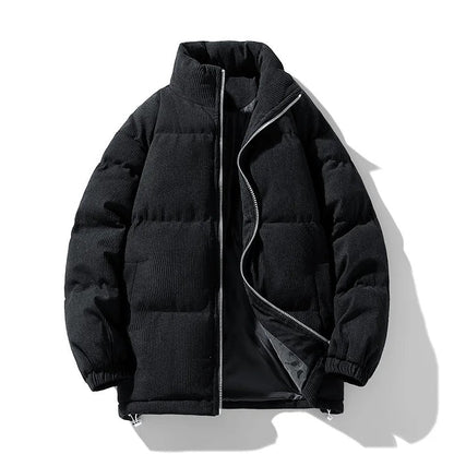 Alexander Relaxed Fit Puffer Jacket | Corduroy Puffer Jacket