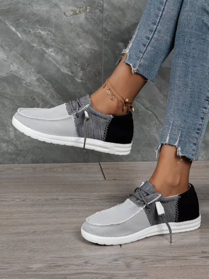 Women's Slip-On Shoes – Comfortable Mesh – Padded Sole – Relaxed Fit