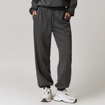 Phoebe Fleece Relaxed Fit Joggers | Side Pockets Joggers