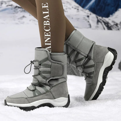 Men's Boots – Water-Repellent – Insulated Lining – Mid-Calf – Rugged Sole