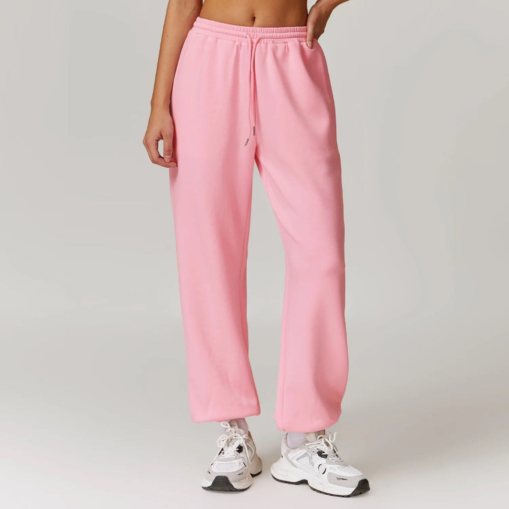 Phoebe Fleece Relaxed Fit Joggers | Side Pockets Joggers