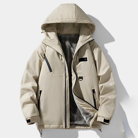 Max Relaxed Fit Hooded Jacket | Fleece Lined Jacket