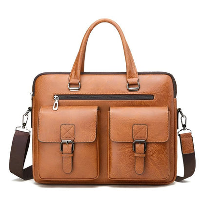 Logan Leather Messenger Bag | Detachable Strap Messenger Bag