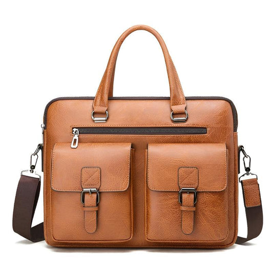 Logan Leather Messenger Bag | Detachable Strap Messenger Bag