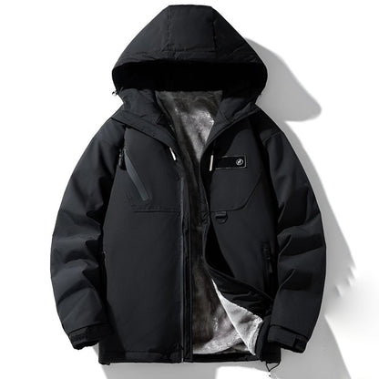 Max Relaxed Fit Hooded Jacket | Fleece Lined Jacket