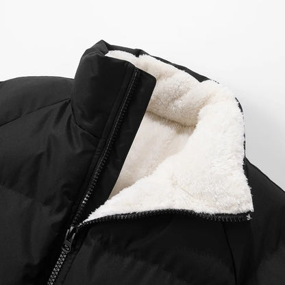 Lucas Relaxed Fit Puffer Jacket | Fleece Lined Puffer Jacket