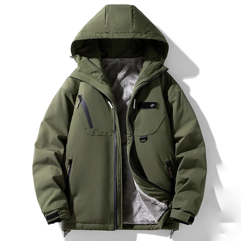 Max Relaxed Fit Hooded Jacket | Fleece Lined Jacket