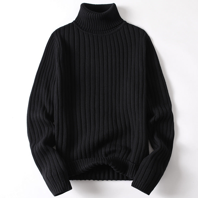 Alexander Ribbed Turtleneck Sweater | Solid Turtleneck Sweater