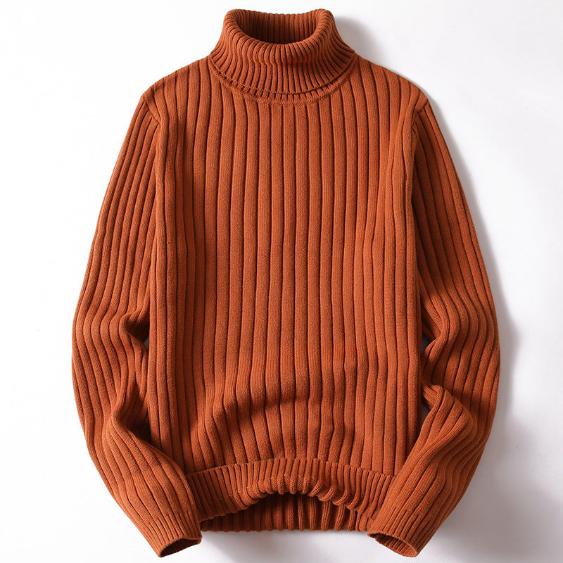 Alexander Ribbed Turtleneck Sweater | Solid Turtleneck Sweater