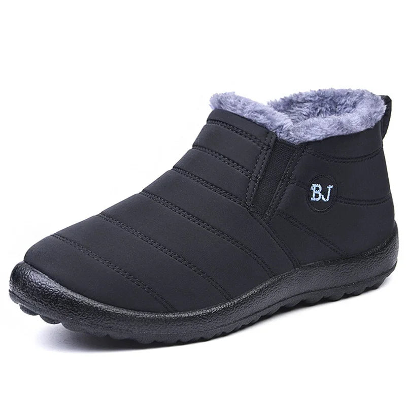 Ankle boots – water-repellent quilted – slip-on – warm lined interior