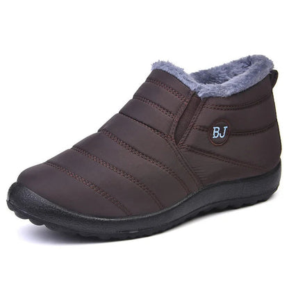 Ankle boots – water-repellent quilted – slip-on – warm lined interior