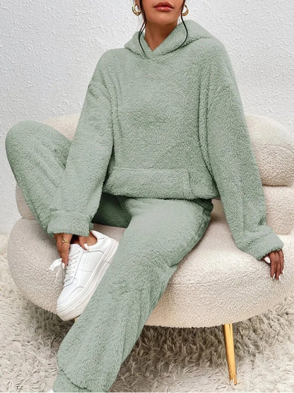 Dame Hettegenser – Myk Sherpa Fleece – Avslappet Passform – Langermet og Varm