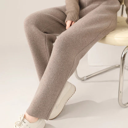Emma Relaxed Fit Pants | Ankle-Length, Elastic Waist Pants