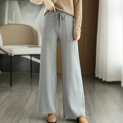 Aurora Wide Leg Pants | Full-Length, Patch Pockets Wide Leg Pants
